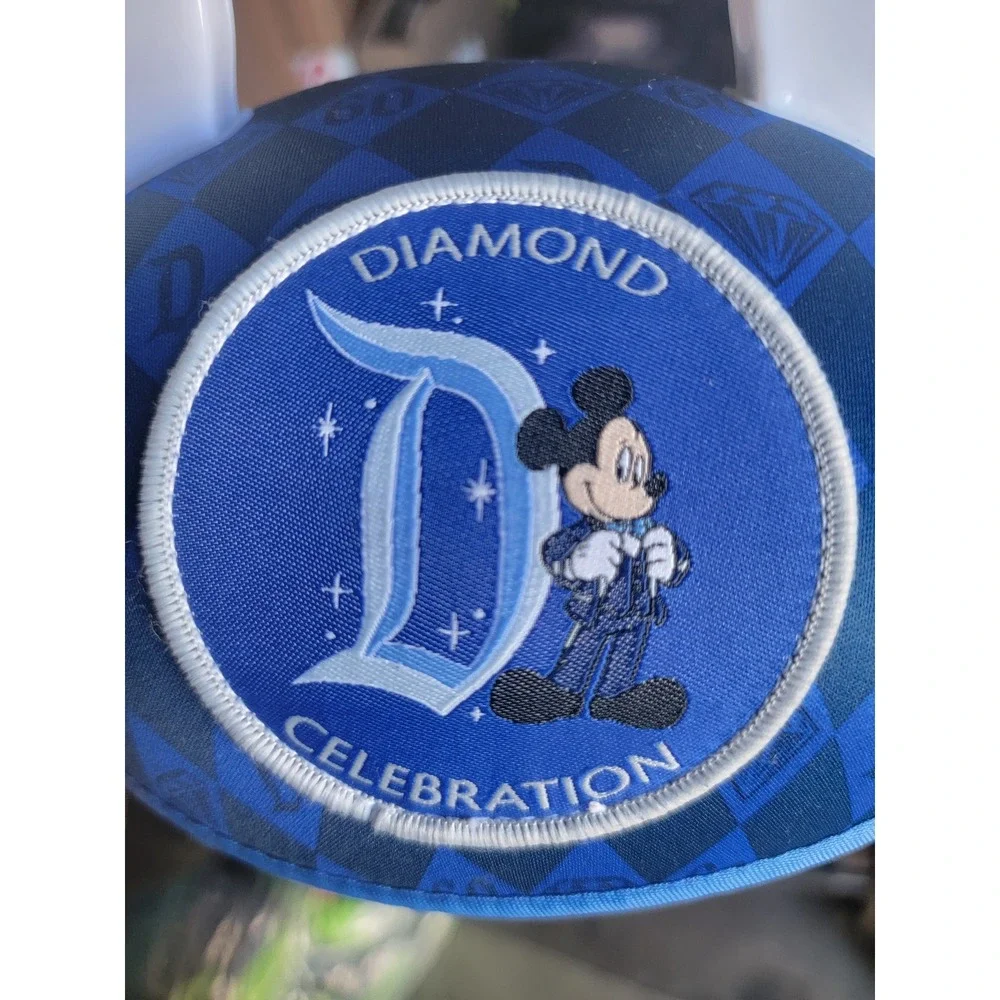 DisneyParks Disneyland 60th Anniversary Diamond Celebration Mickey Ear Hat Youth